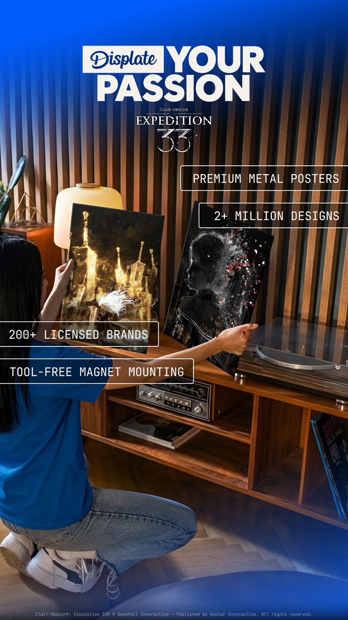 Displate Facebook ad