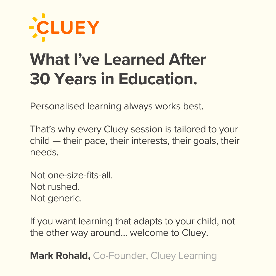 Cluey Learning Facebook ad