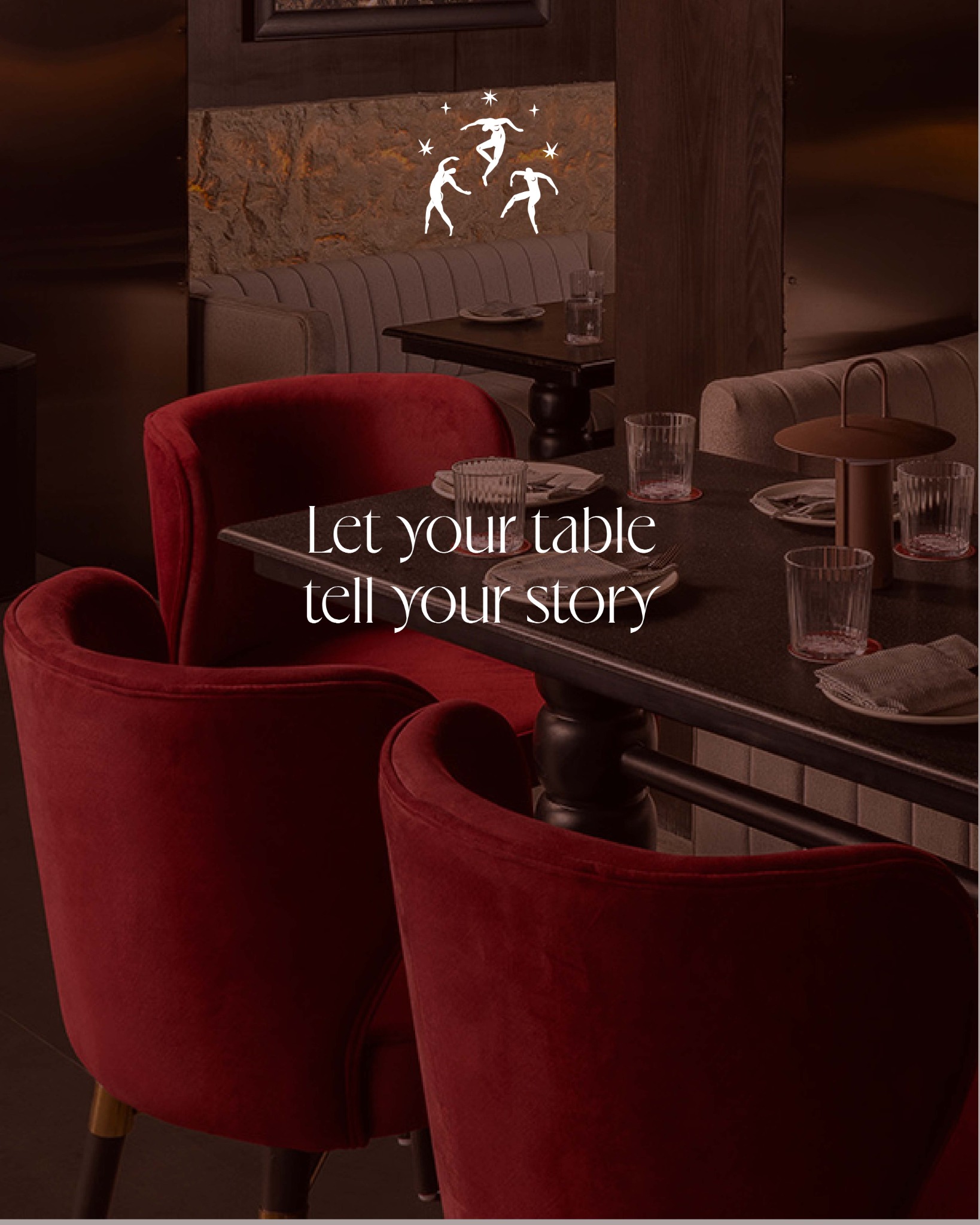 Roma by Unplugged Facebook ad: Plush reds, low light, quiet conversations filling the…