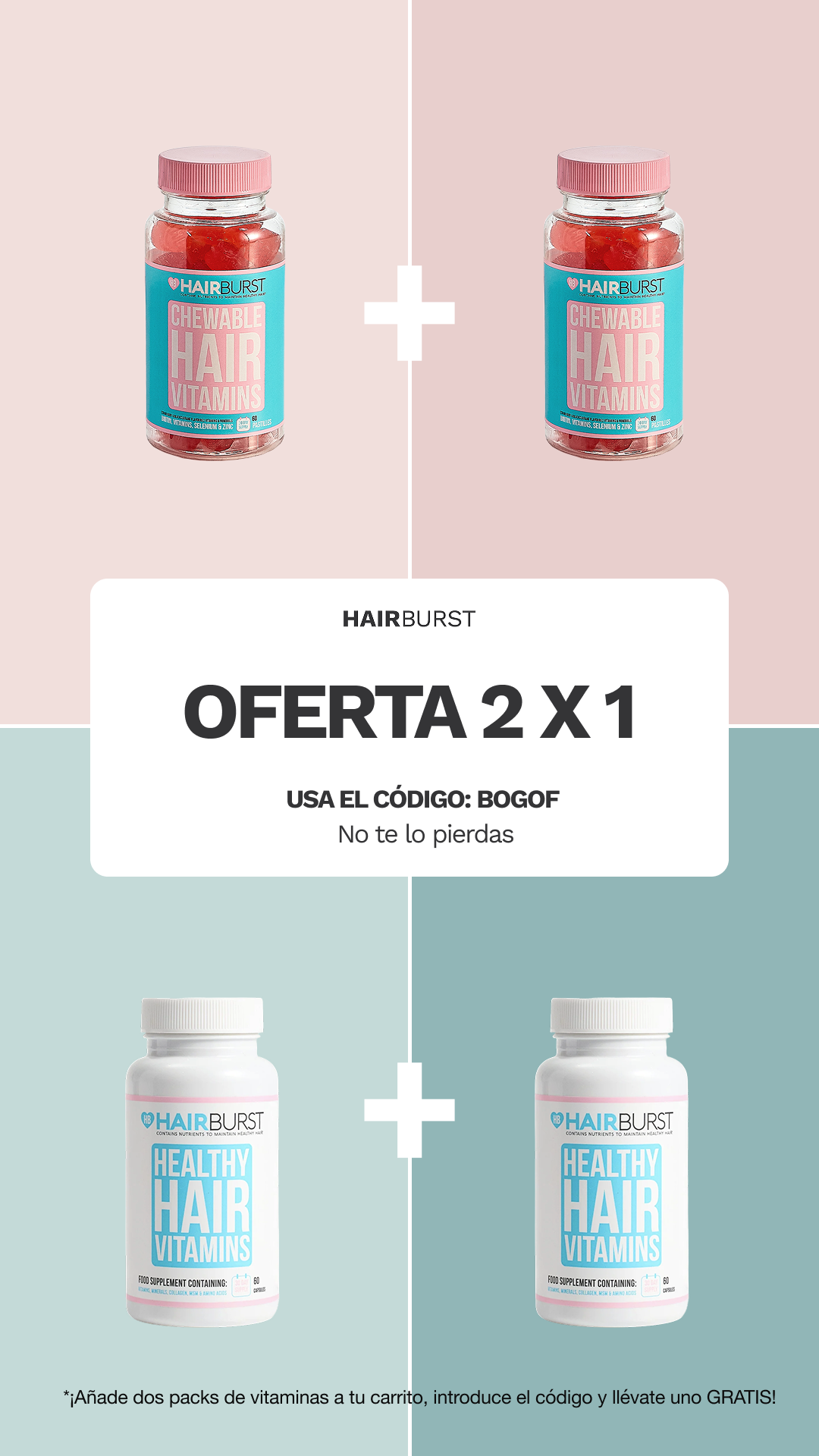 Hairburst España Facebook ad