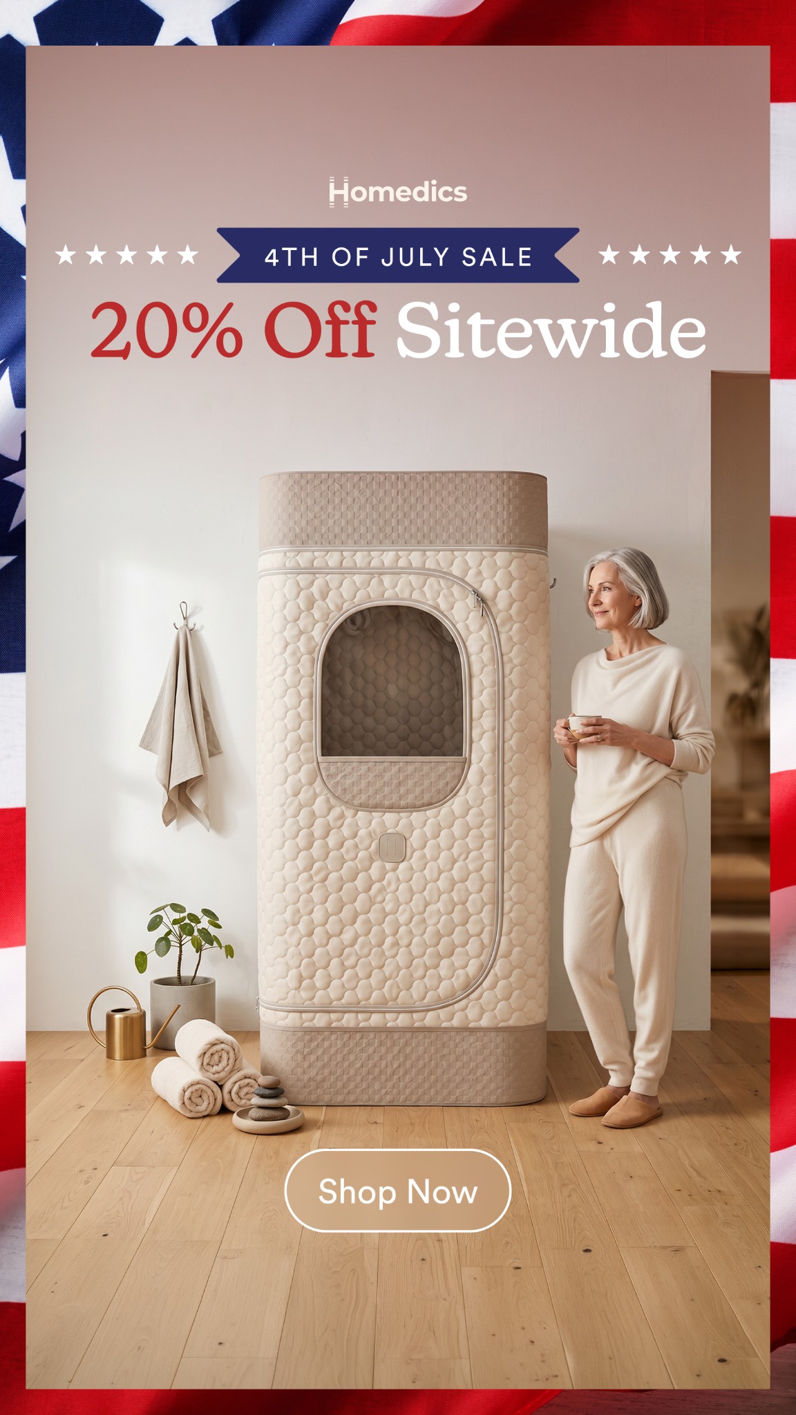 Homedics Facebook ad