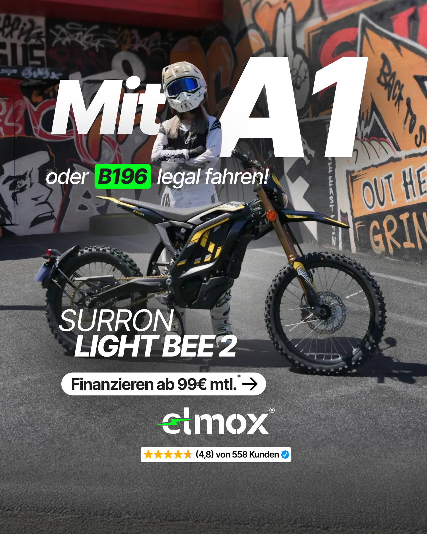ELMOX Facebook ad: SURRON Light Bee 2