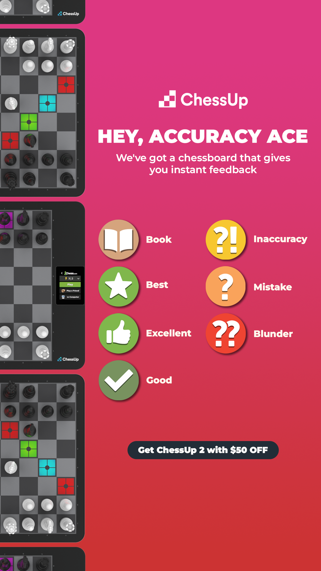 ChessUp Facebook ad