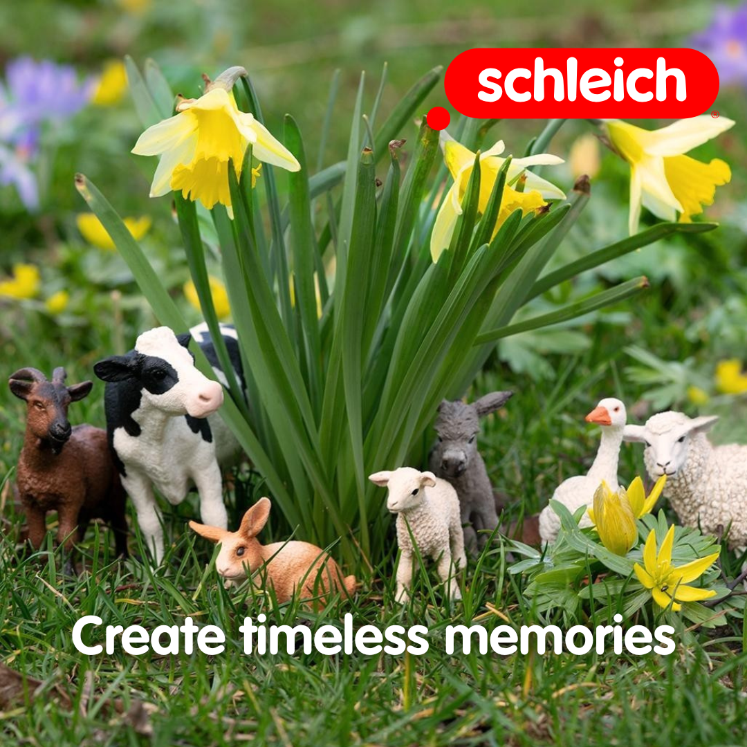 Schleich Facebook ad: Create lasting memories with your grandkids.