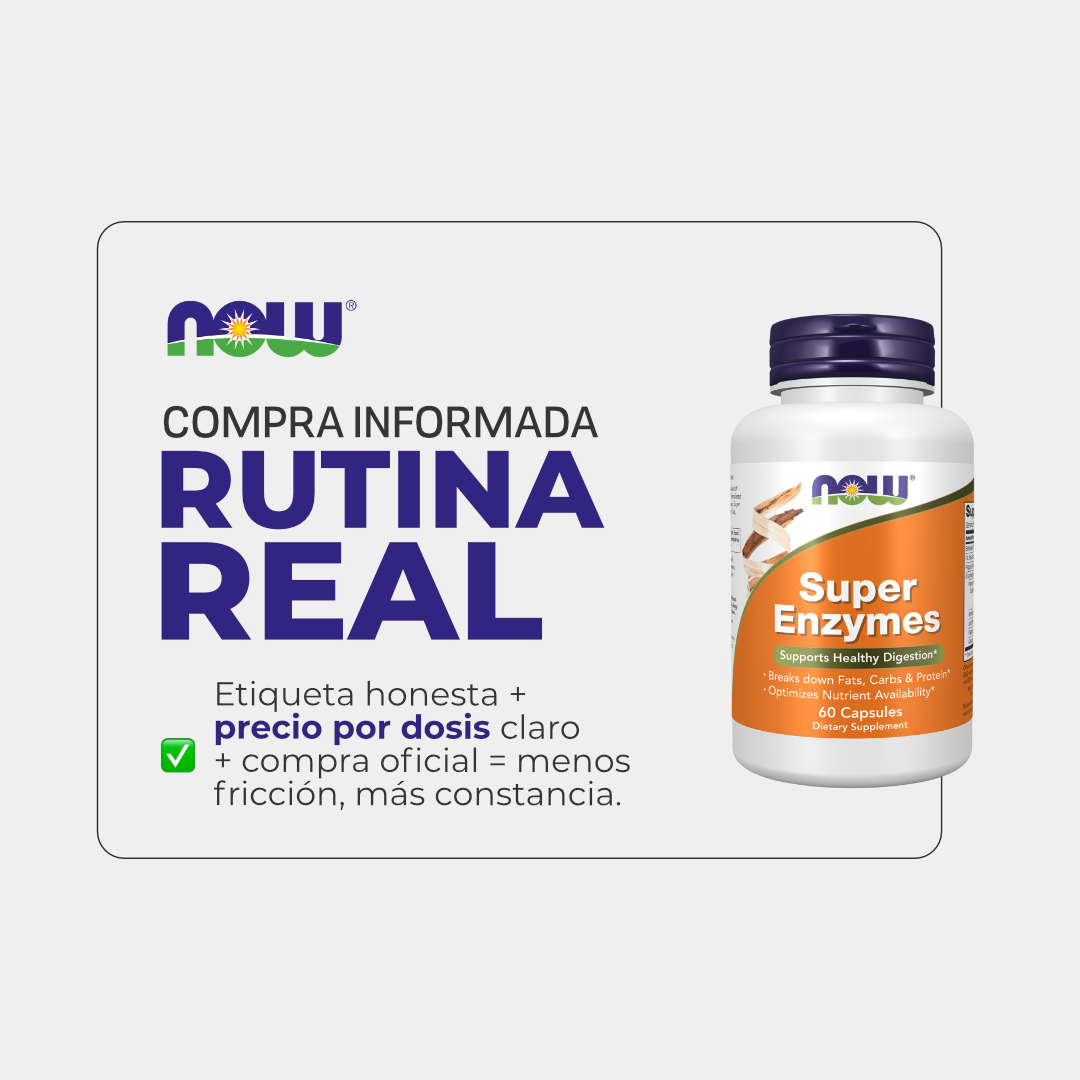 Now Foods México Facebook ad: Calidad real