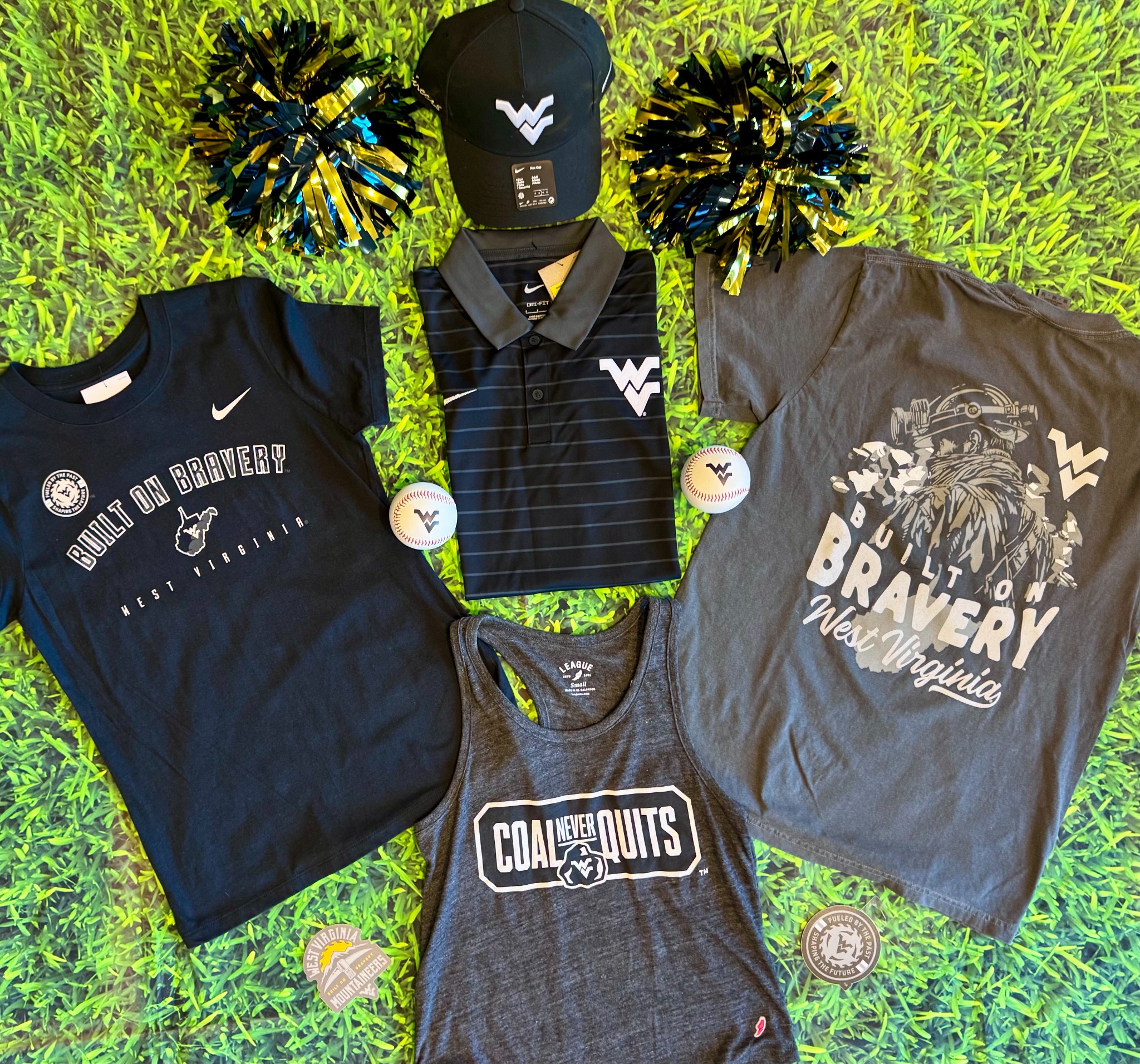 Alumni Hall WVU Facebook ad: Shop WVU Built On Bravery Tees!