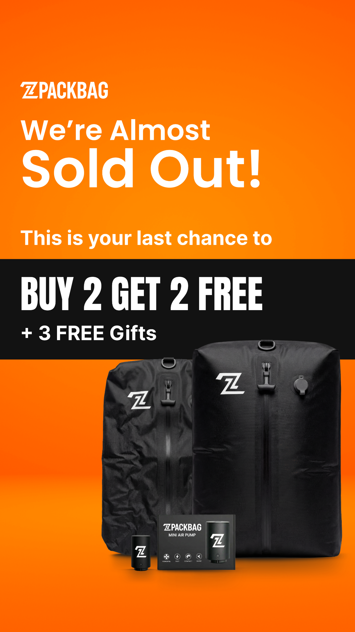 2packbag Facebook ad