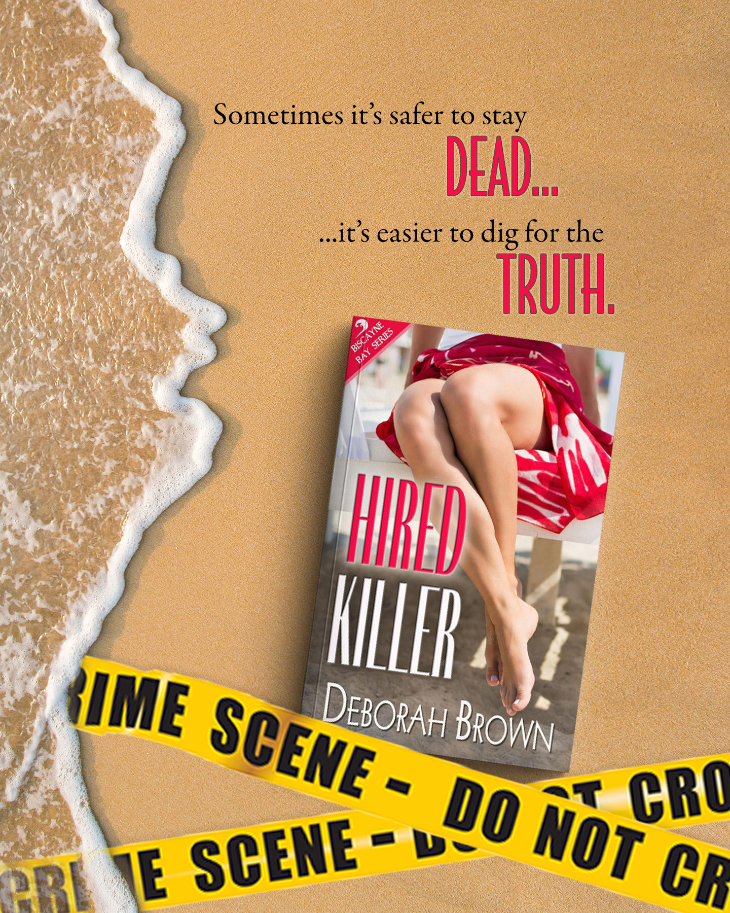 Deborah Brown Author Facebook ad: Fake Death. Real Chemistry.