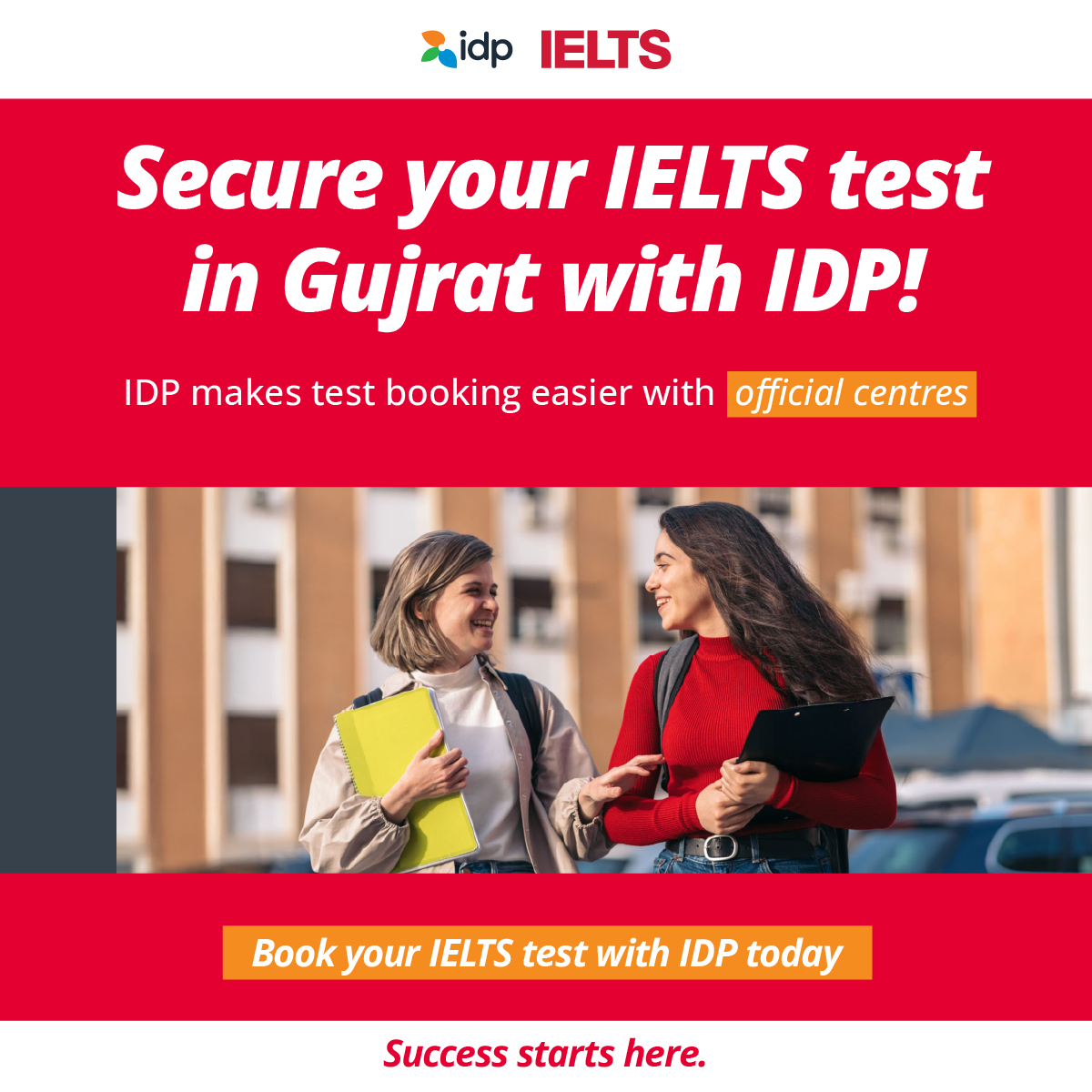 IELTS Essentials from IDP Facebook ad