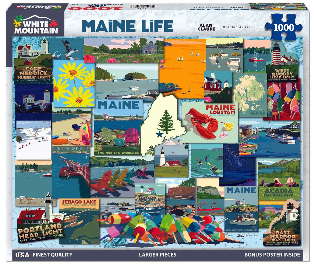 White Mountain Puzzles Facebook ad