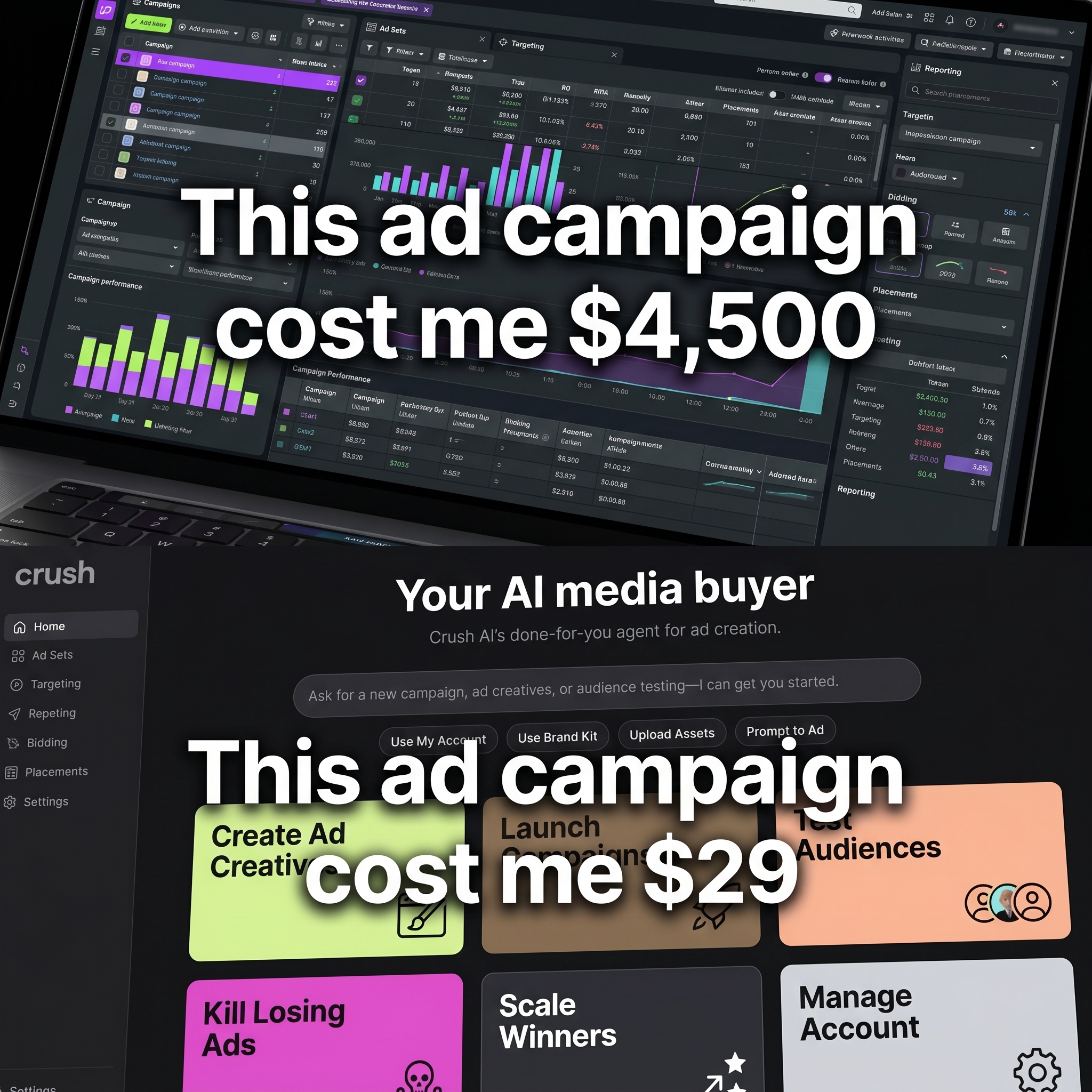 trycrush.ai Facebook ad