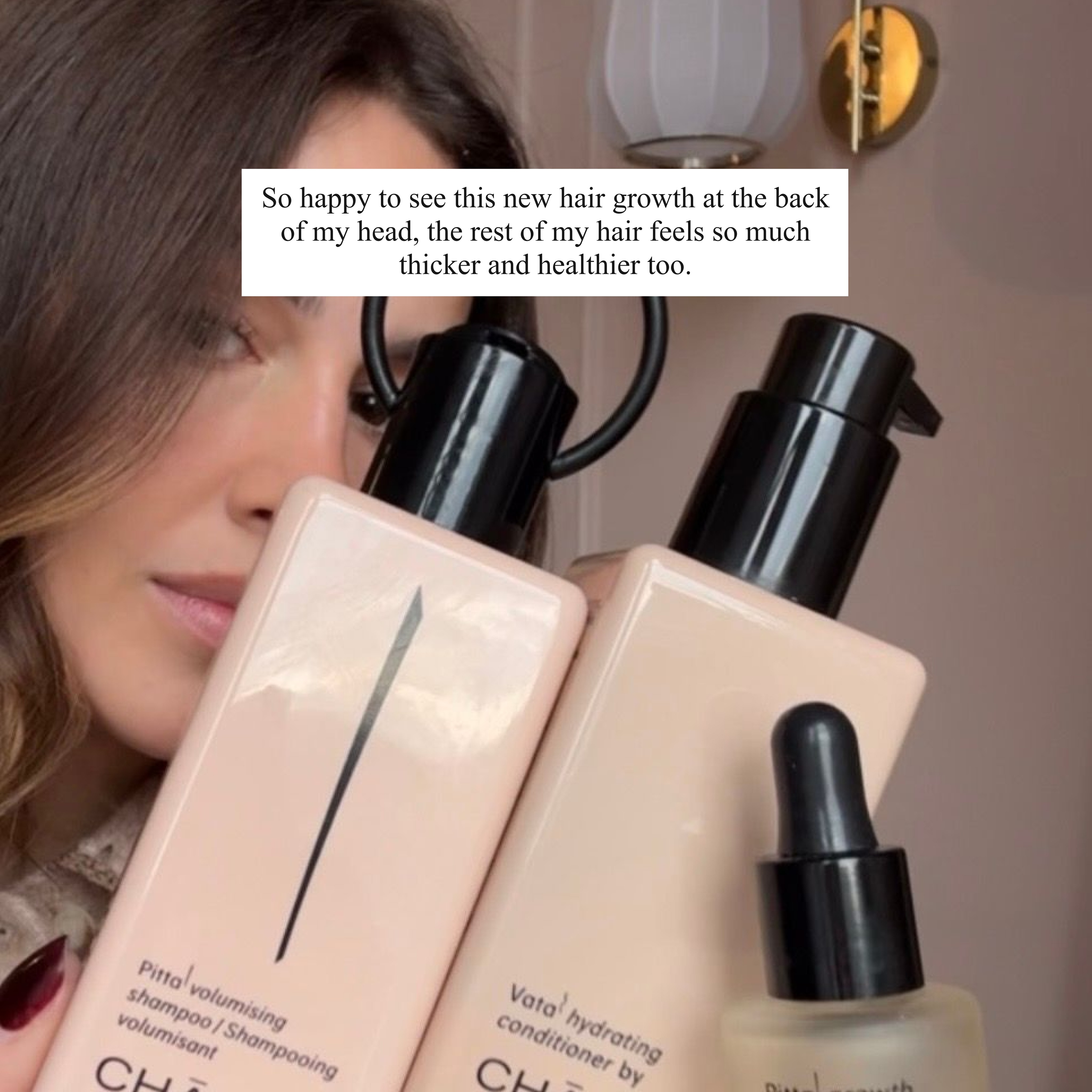 Chāmpo Haircare Facebook ad