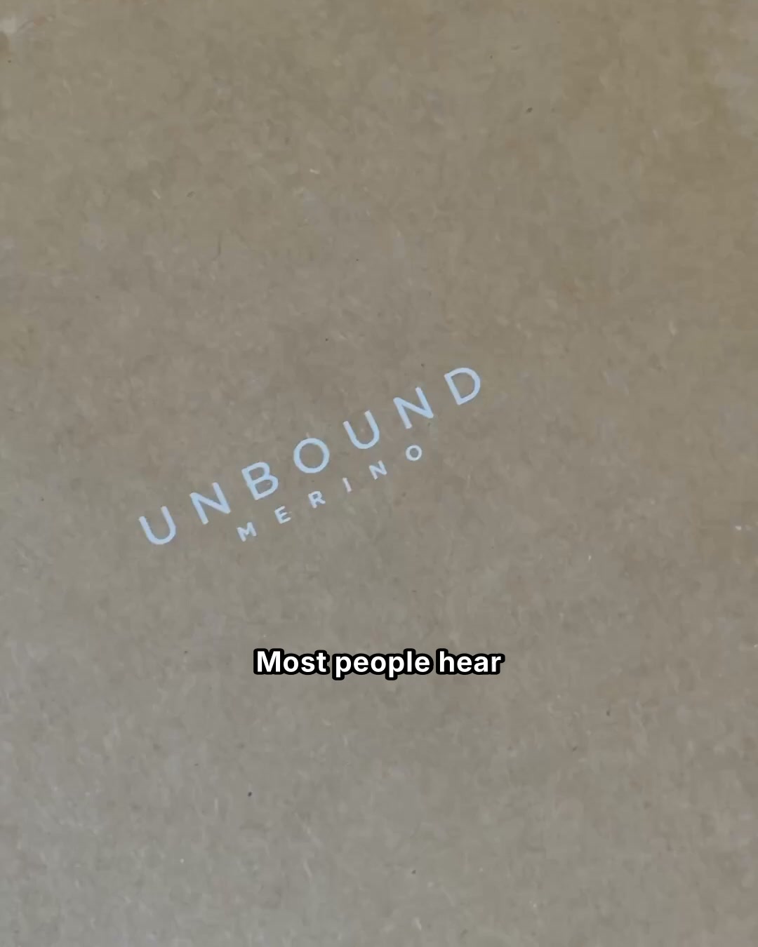 Unbound Merino Facebook ad from Jul 23, 2026