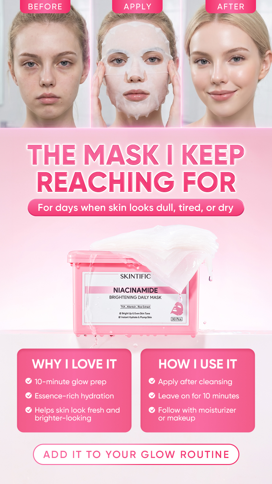 SkintificShop Facebook ad