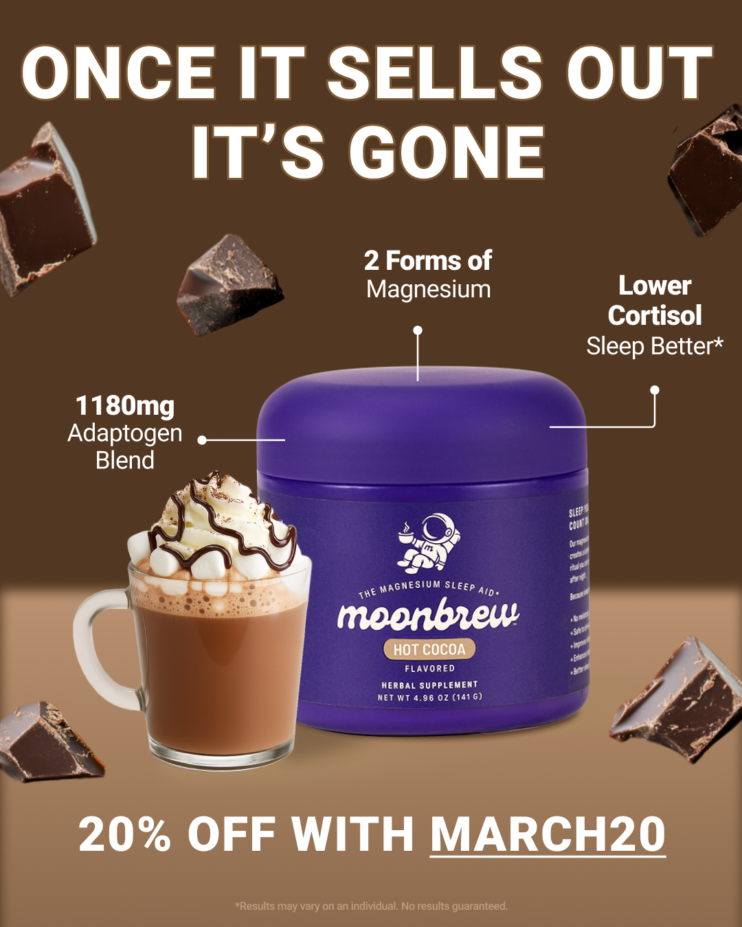 MoonBrew Facebook ad