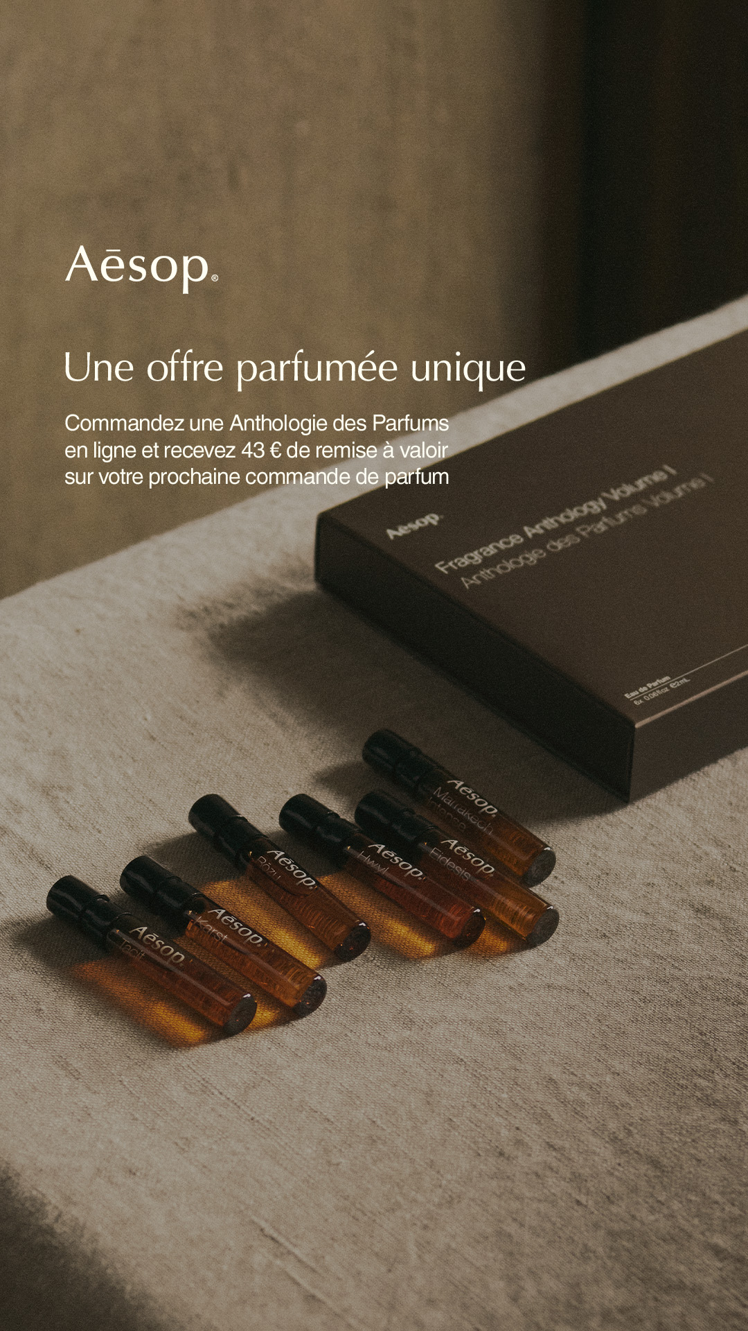 Aesop Facebook ad