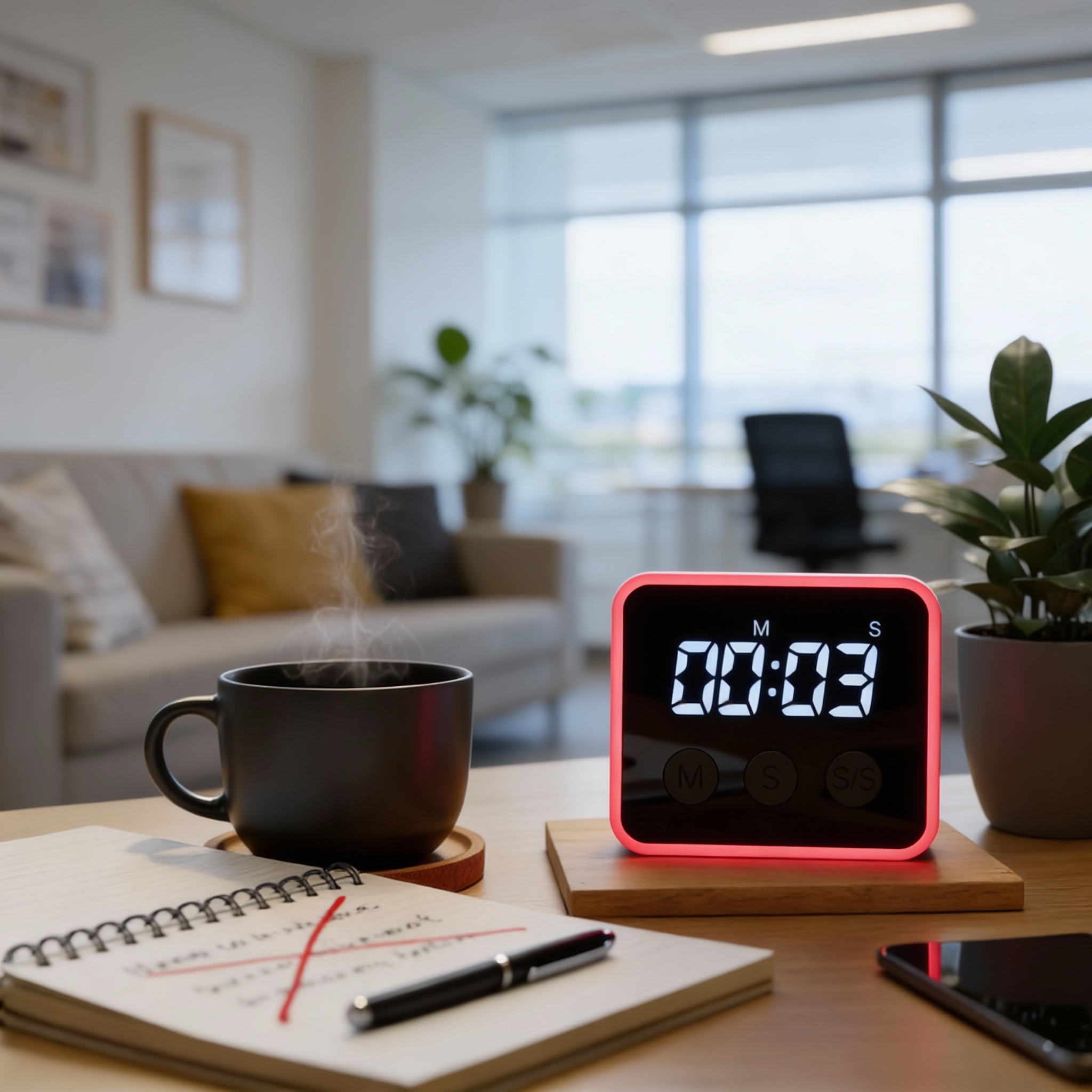 LoopTimer Facebook ad: Create calm boundaries at home
