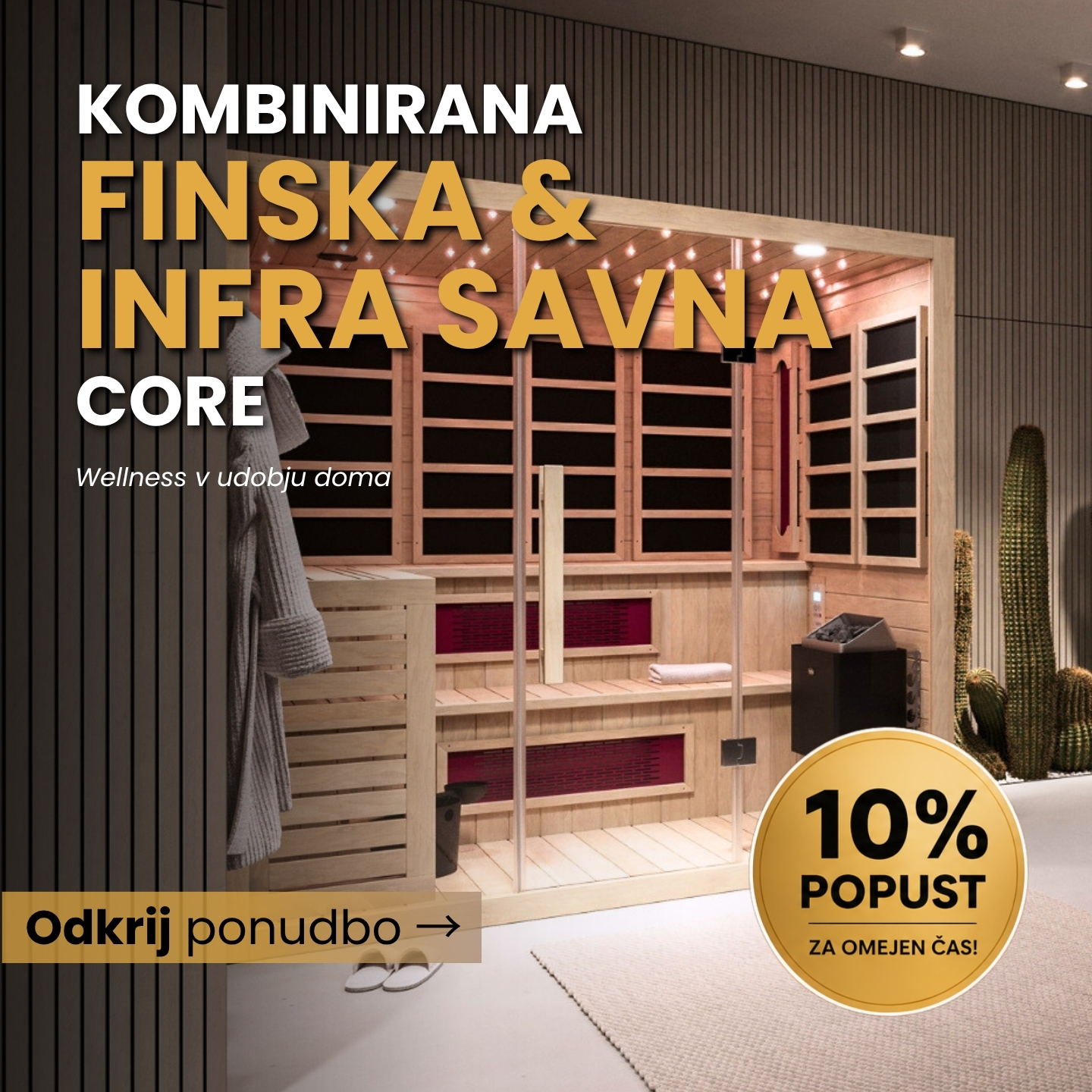 Funtrade.net Facebook ad: Wellness v udobju vašega doma