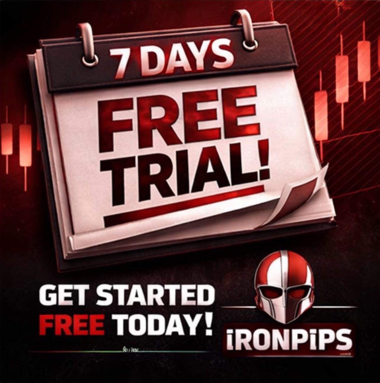 Ironpips Facebook ad: What if your trading ran itself?