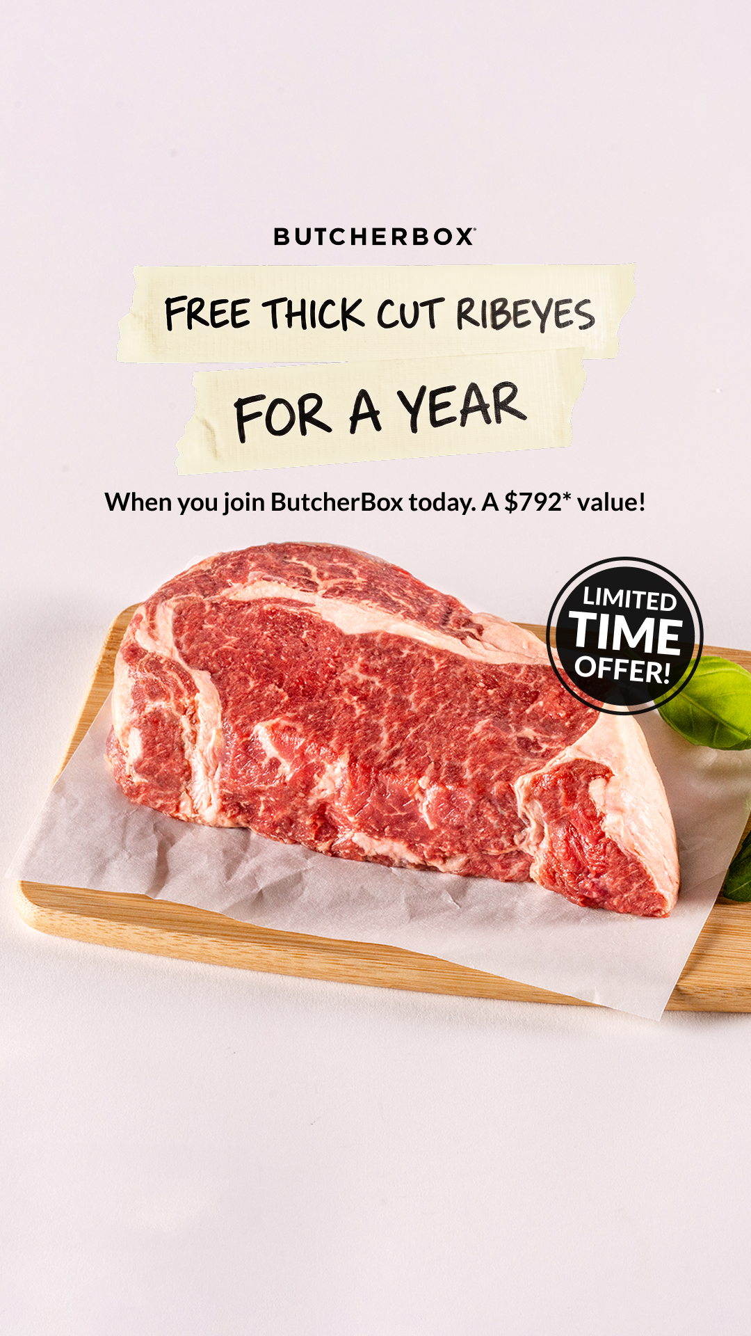 ButcherBox Facebook ad