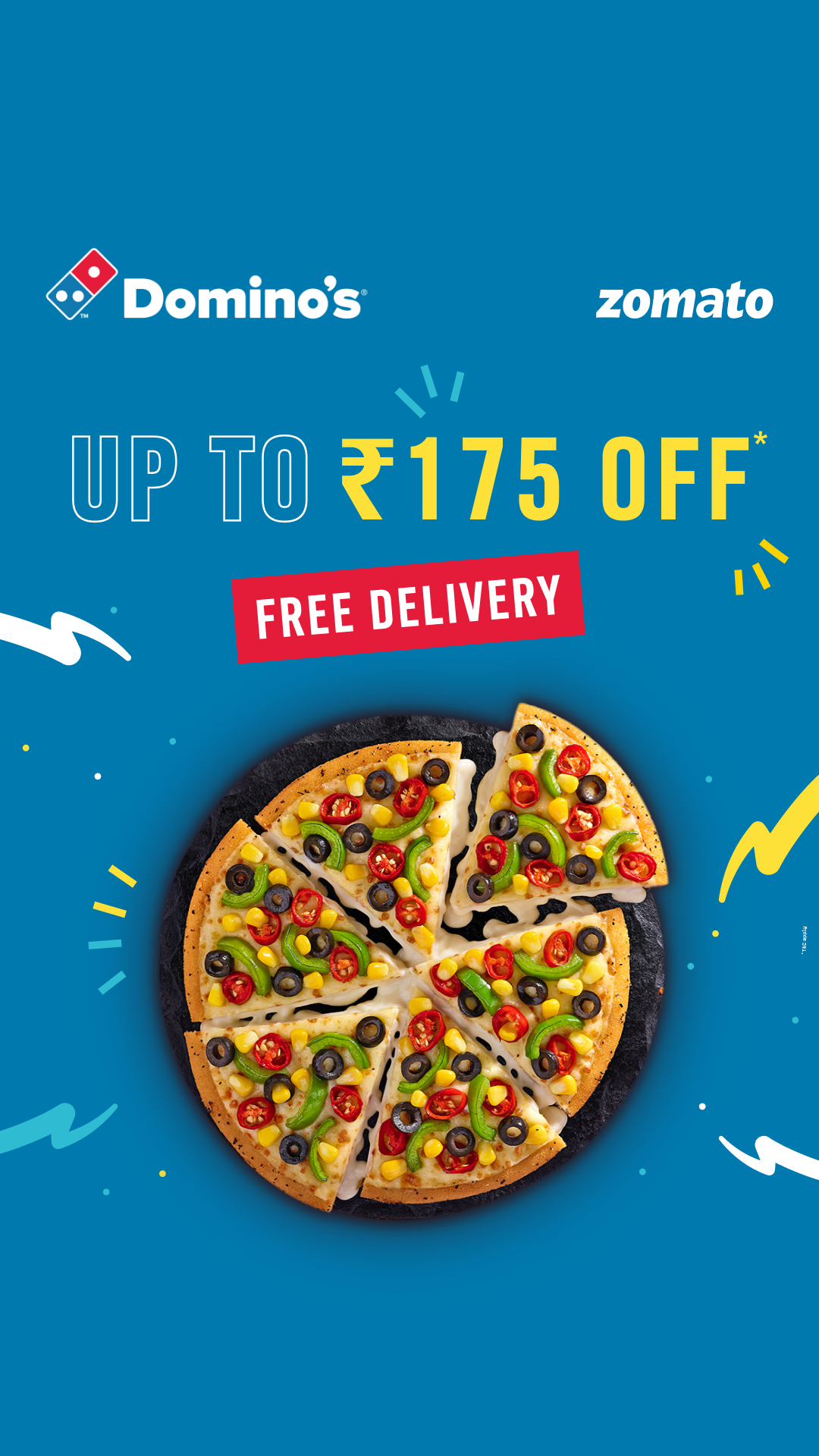 Domino's Pizza India Facebook ad from May 13, 2025