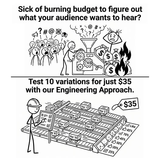 Mint CRO • Conversion Rate Optimization Facebook ad: An AI + Engineering Approach to Marketing