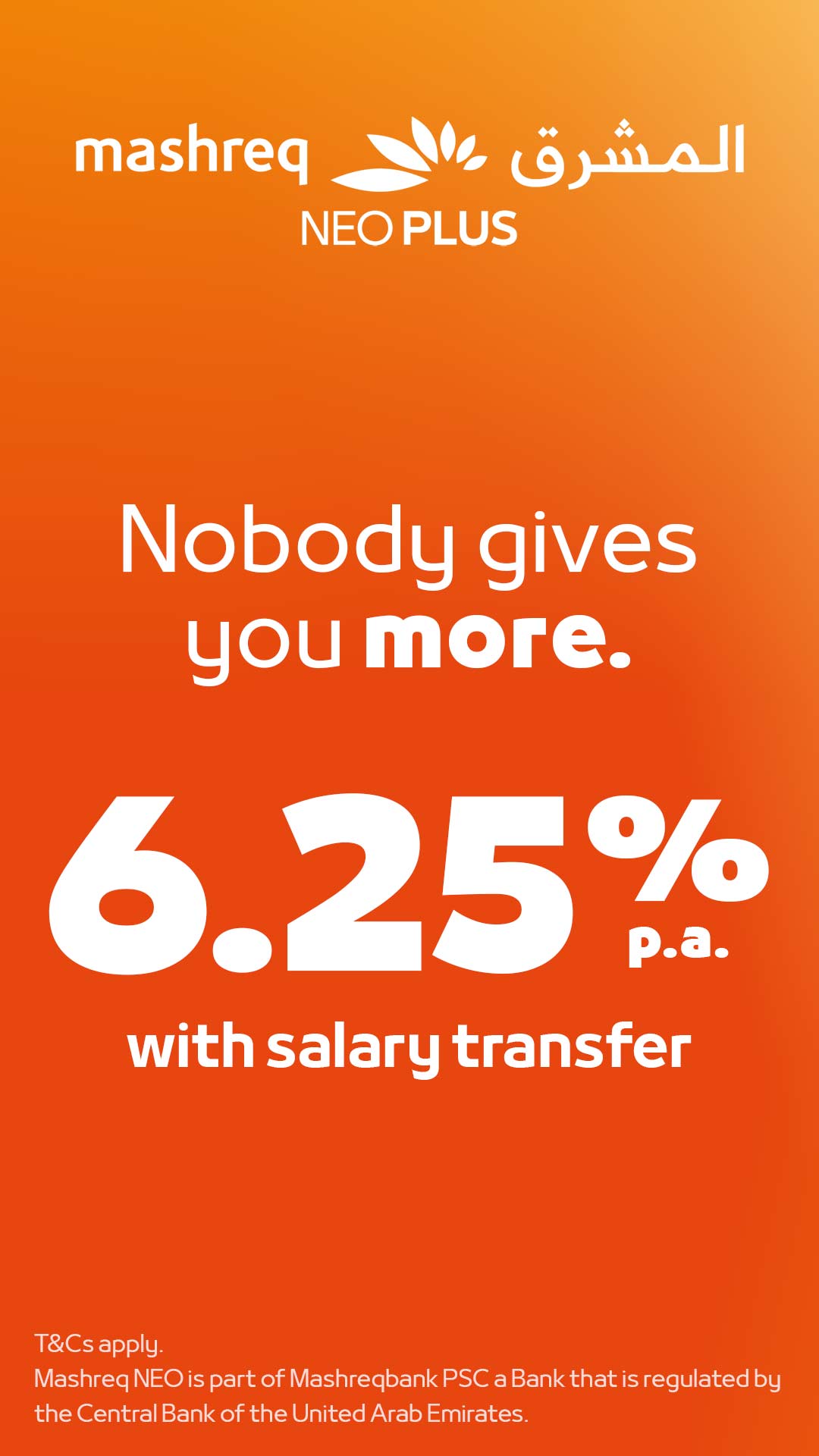 Mashreq Facebook ad