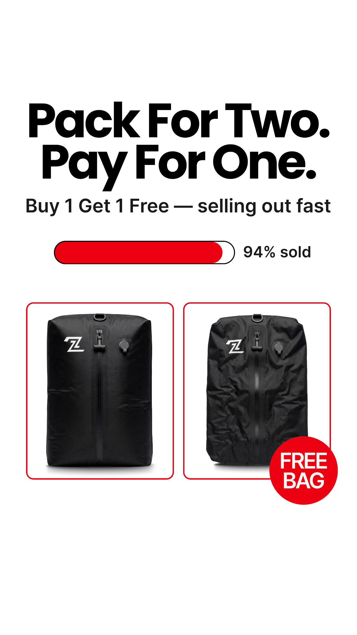 2packbag Facebook ad