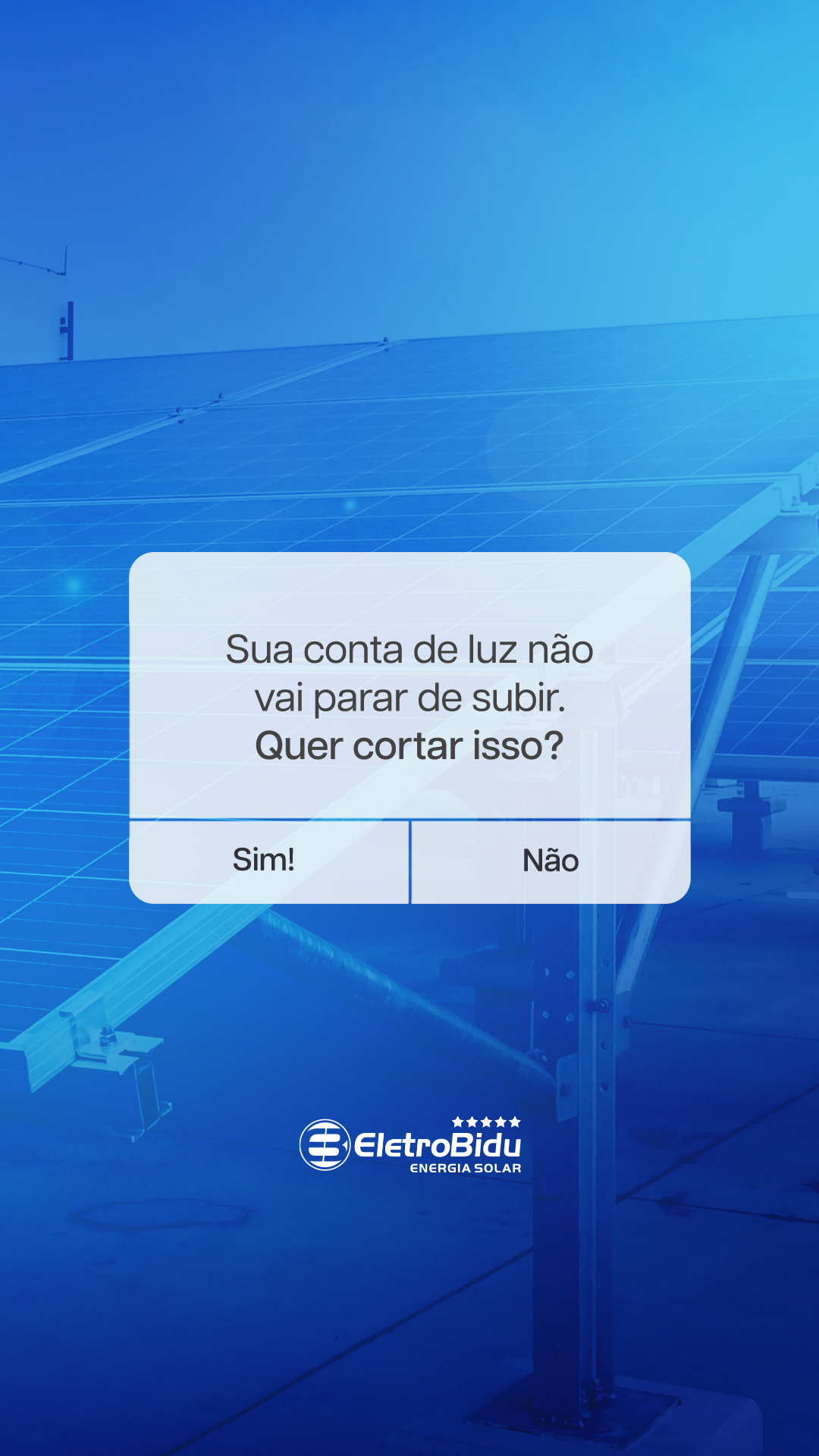 EletroBidu Solar - Unidade 01 Facebook ad
