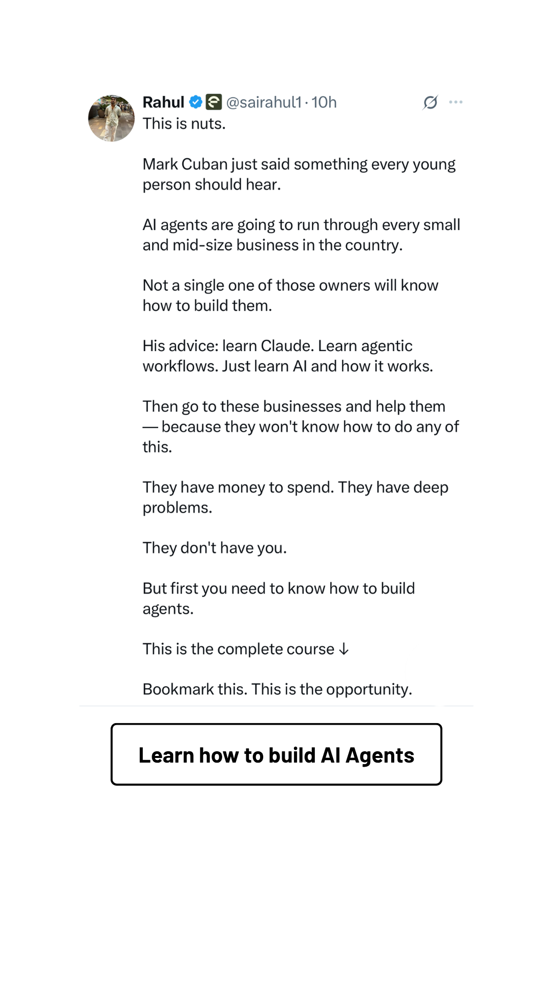 Zero To Mastery Facebook ad
