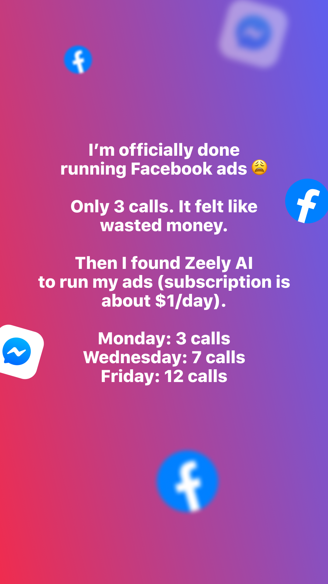 Zeely: Grow Sales with AI Facebook ad
