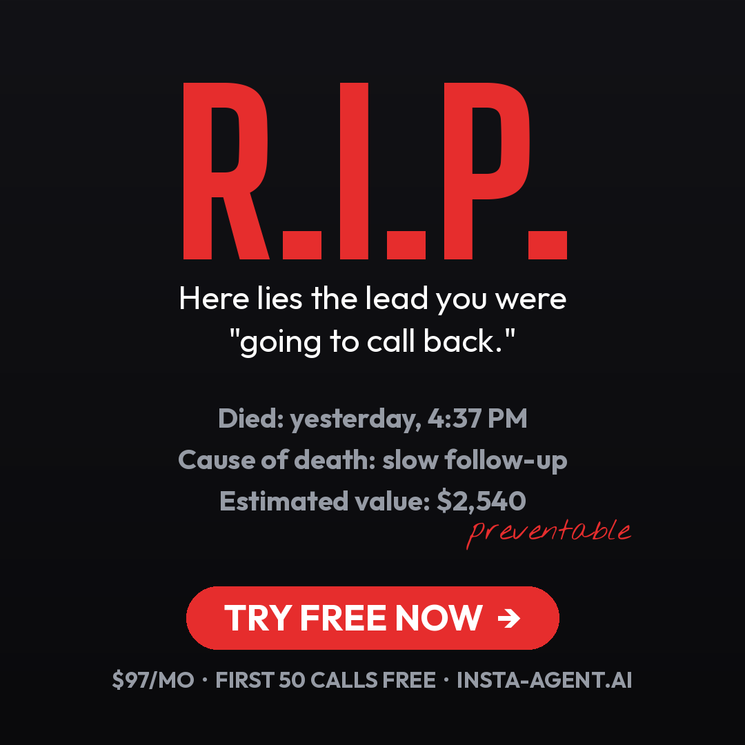 Insta-Agent Facebook ad from Sep 6, 2026