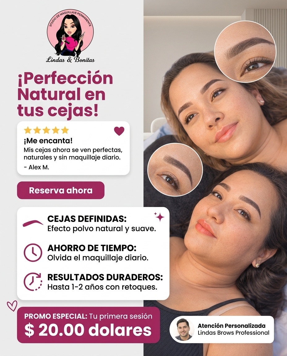 Lindas y Bonitas Studio Facebook ad: Ven y Agenda con Nosotras