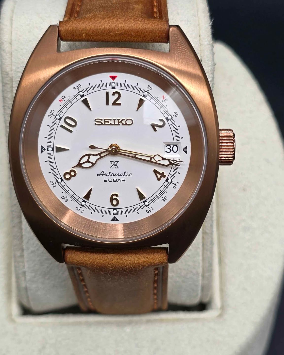 Erik Zwillinger Facebook ad: The Classy Bronze Turtle custom NH35 TMI mens automatic…