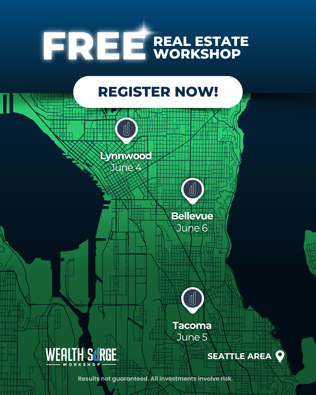Wealth Surge Workshop Facebook ad