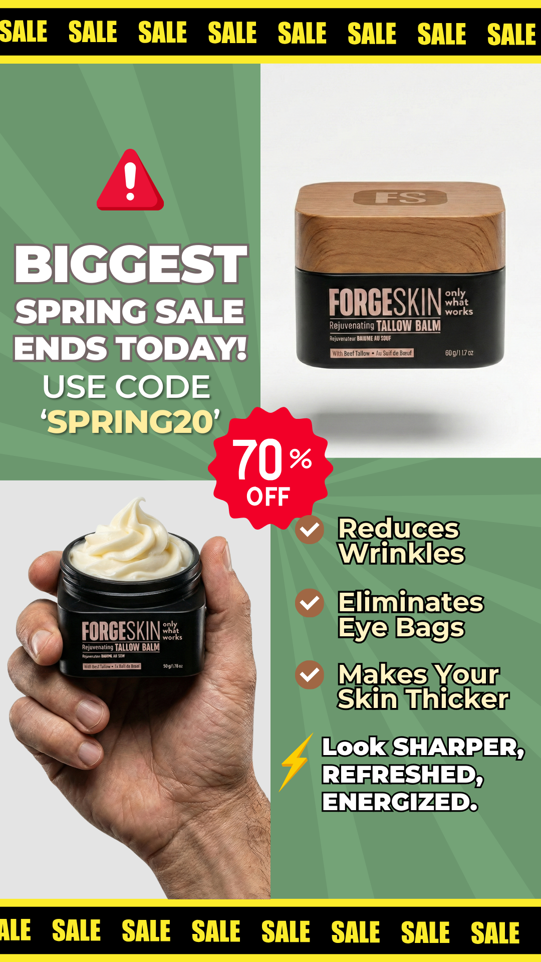 Forge Men Facebook ad
