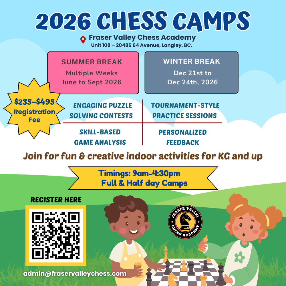 Fraser Valley Chess Academy Facebook ad