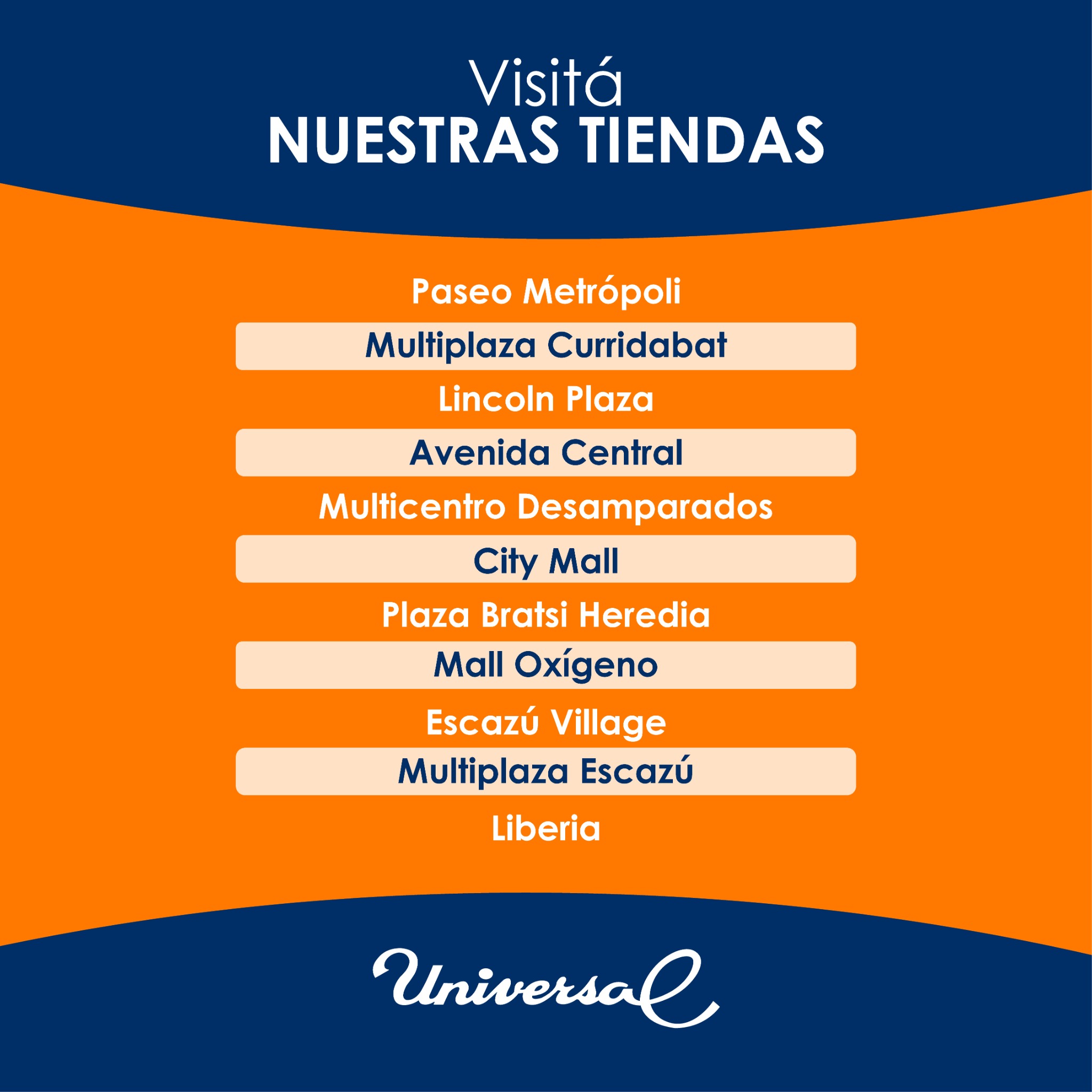 Tiendas Universal Facebook ad from Jun 30, 2026
