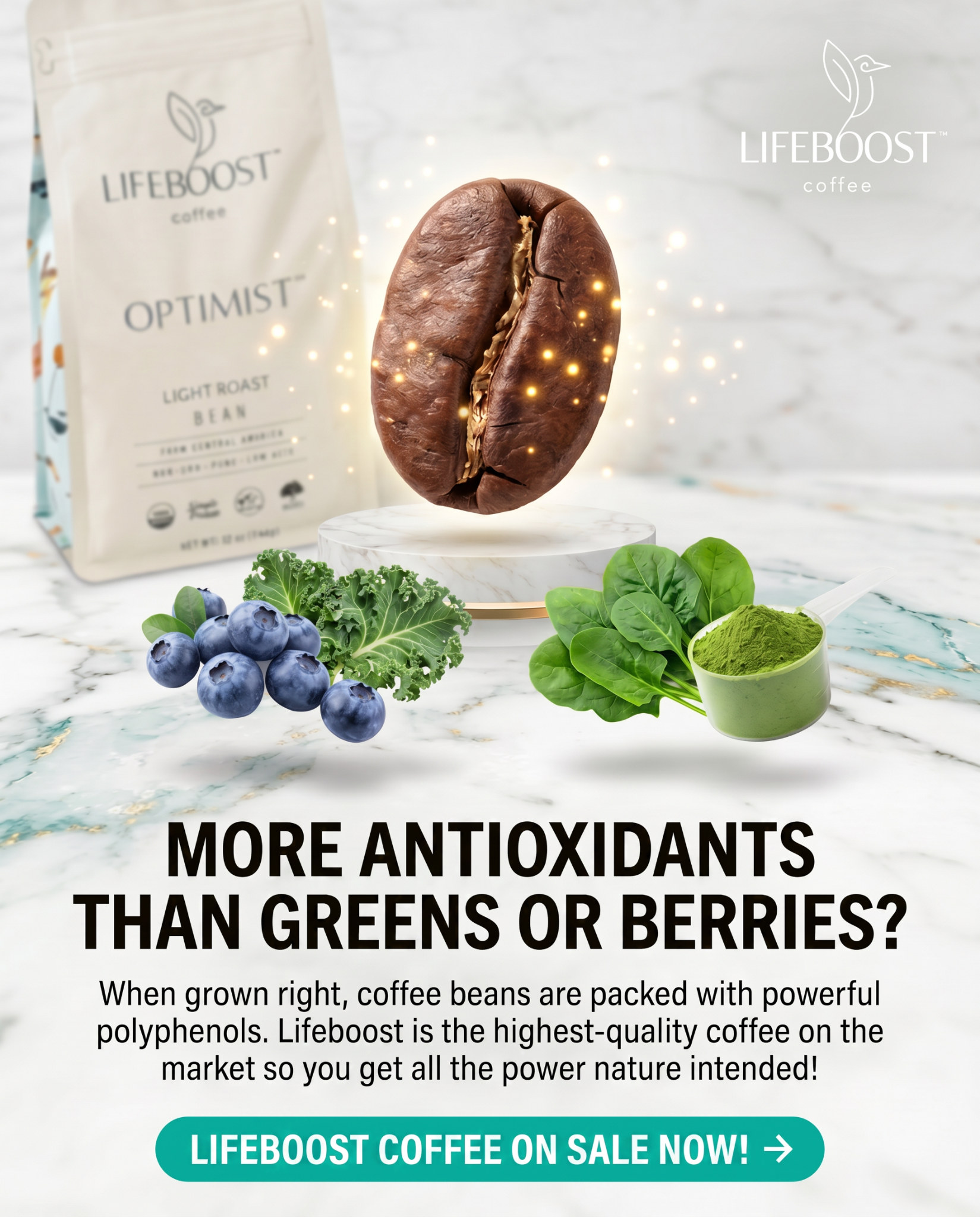 Lifeboost Coffee Facebook ad