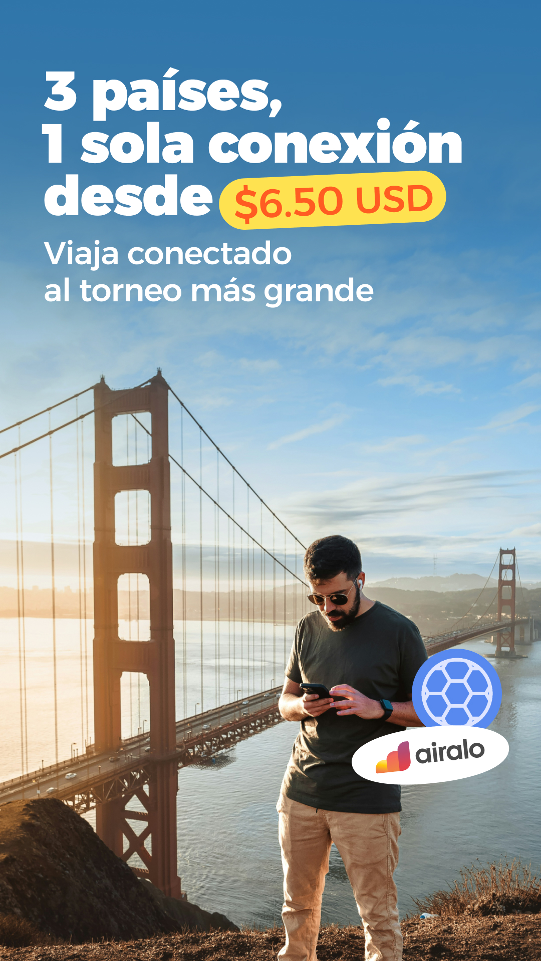 Airalo Global eSIM Store Facebook ad