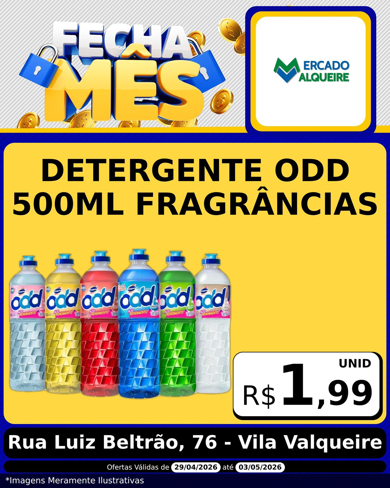 Mercado Valqueire Facebook ad: FECHA MÊS MERCADO ALQUEIRE: ECONOMIA TRAVADA ATÉ O…