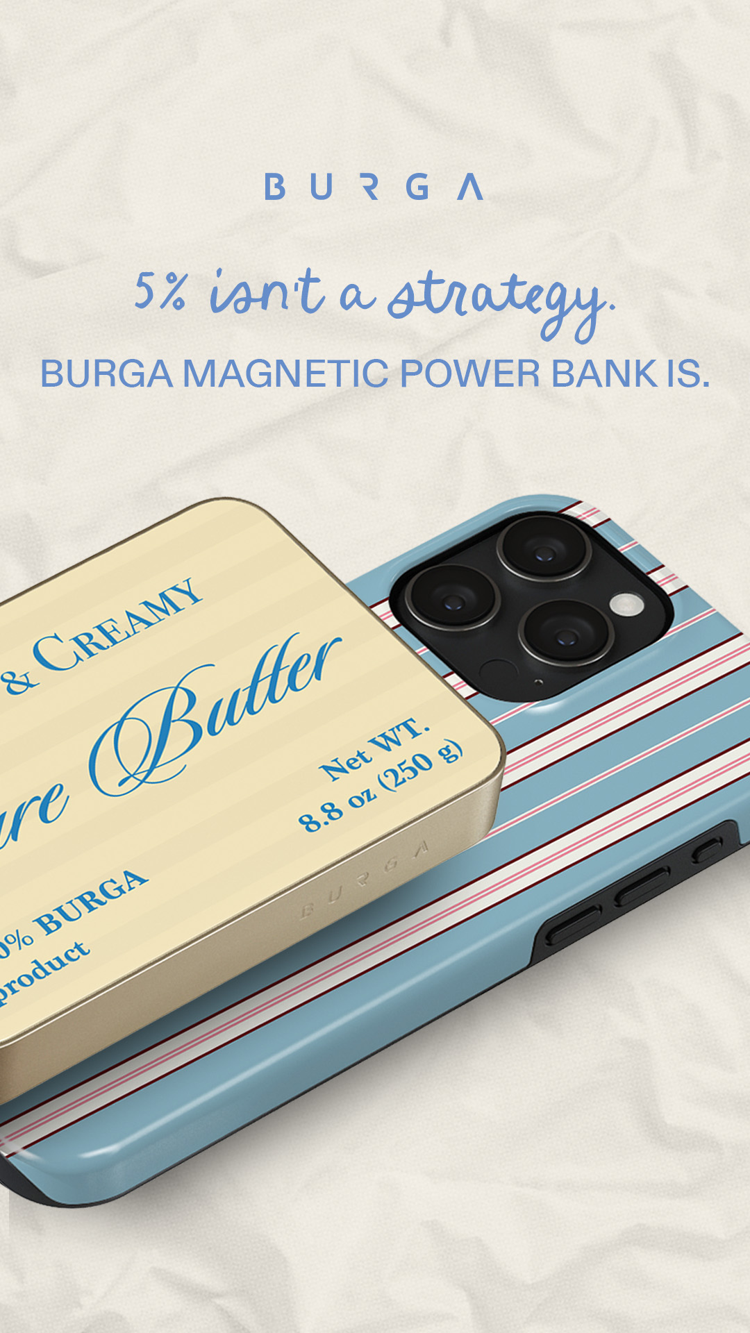 BURGA Facebook ad