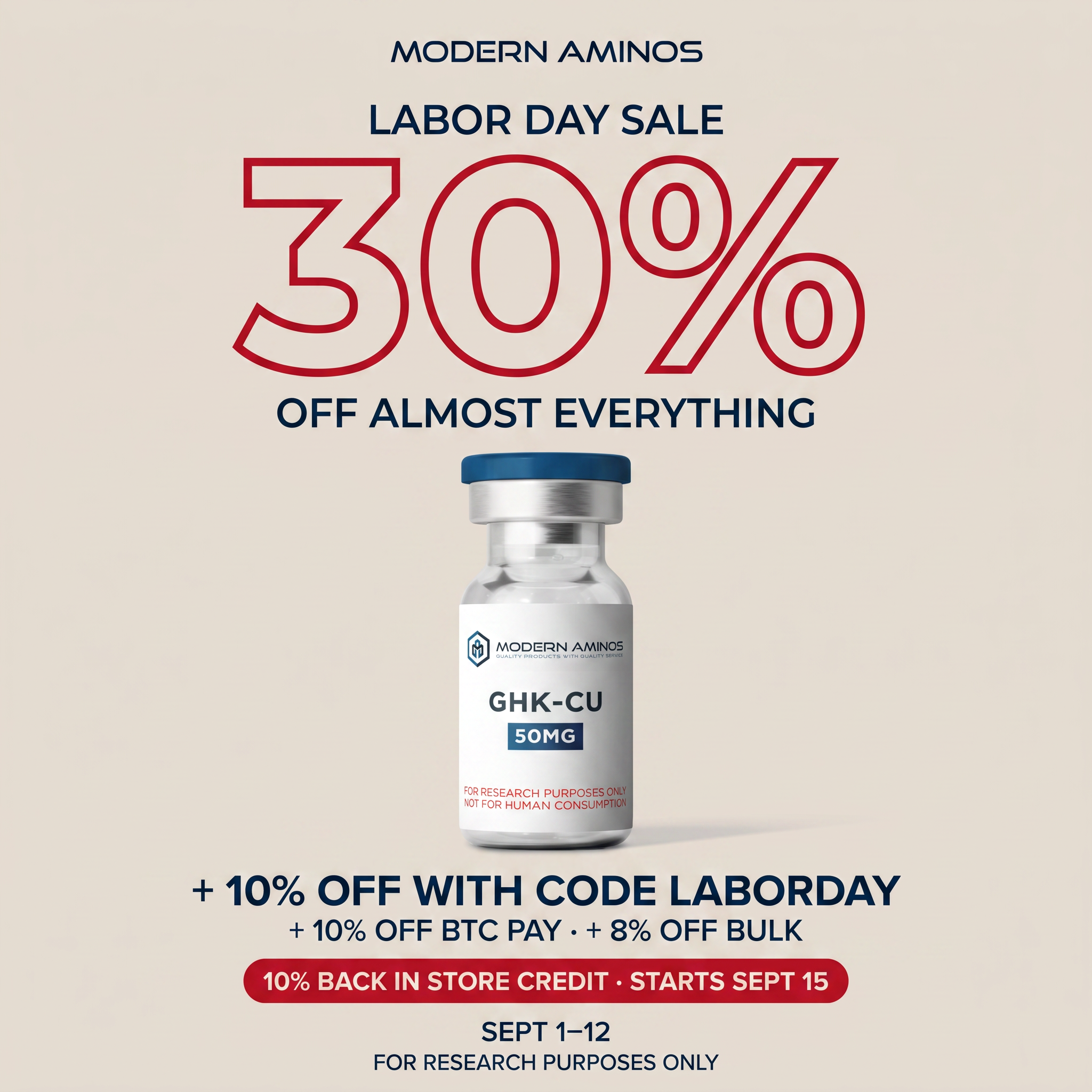Modern Aminos Facebook ad
