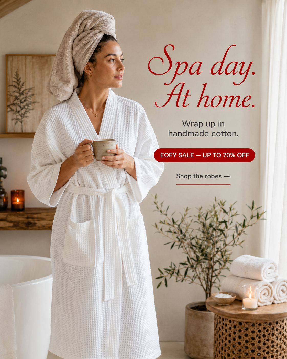 Linen Connections Facebook ad