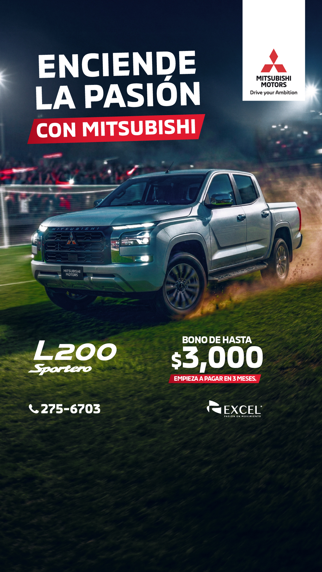 Mitsubishi Motors Panamá Facebook ad from Jun 1, 2026