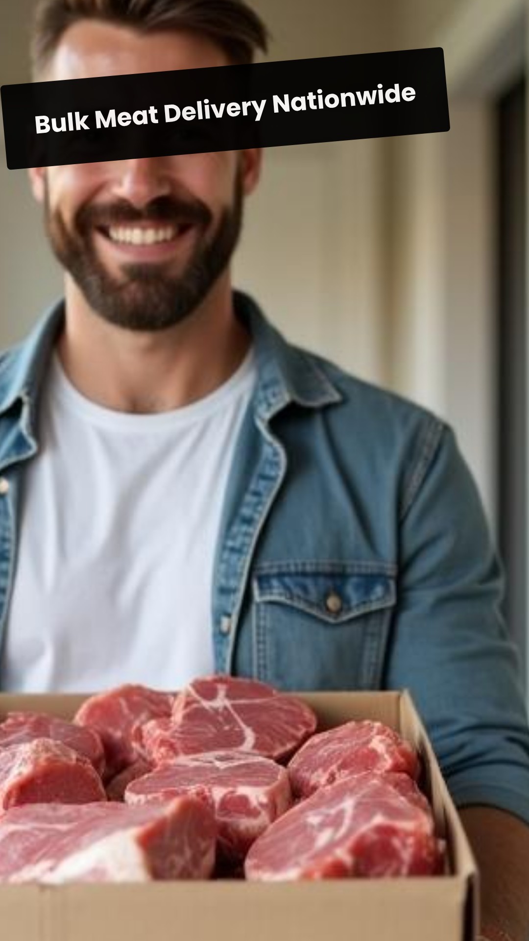 FAQArena Now Facebook ad: Bulk Meat Delivery Nationwide