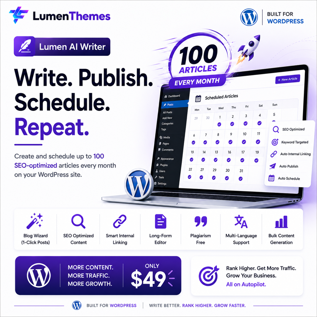 Lumenthemes Facebook ad: Replace Your $200/mo AI Stack