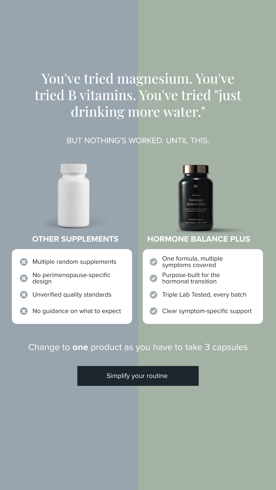 MyPause Health Facebook ad