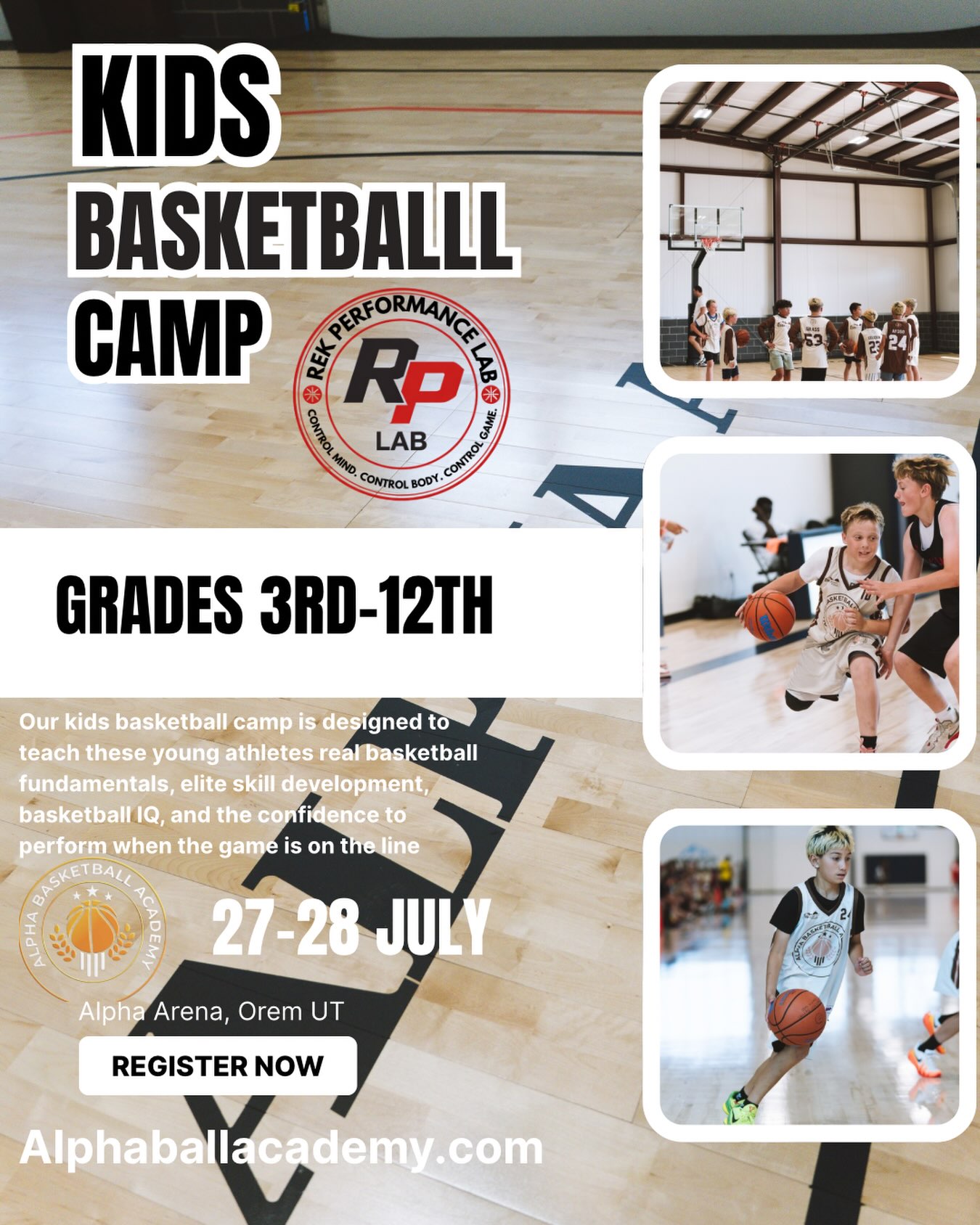 Alpha Basketball Academy  Facebook ad