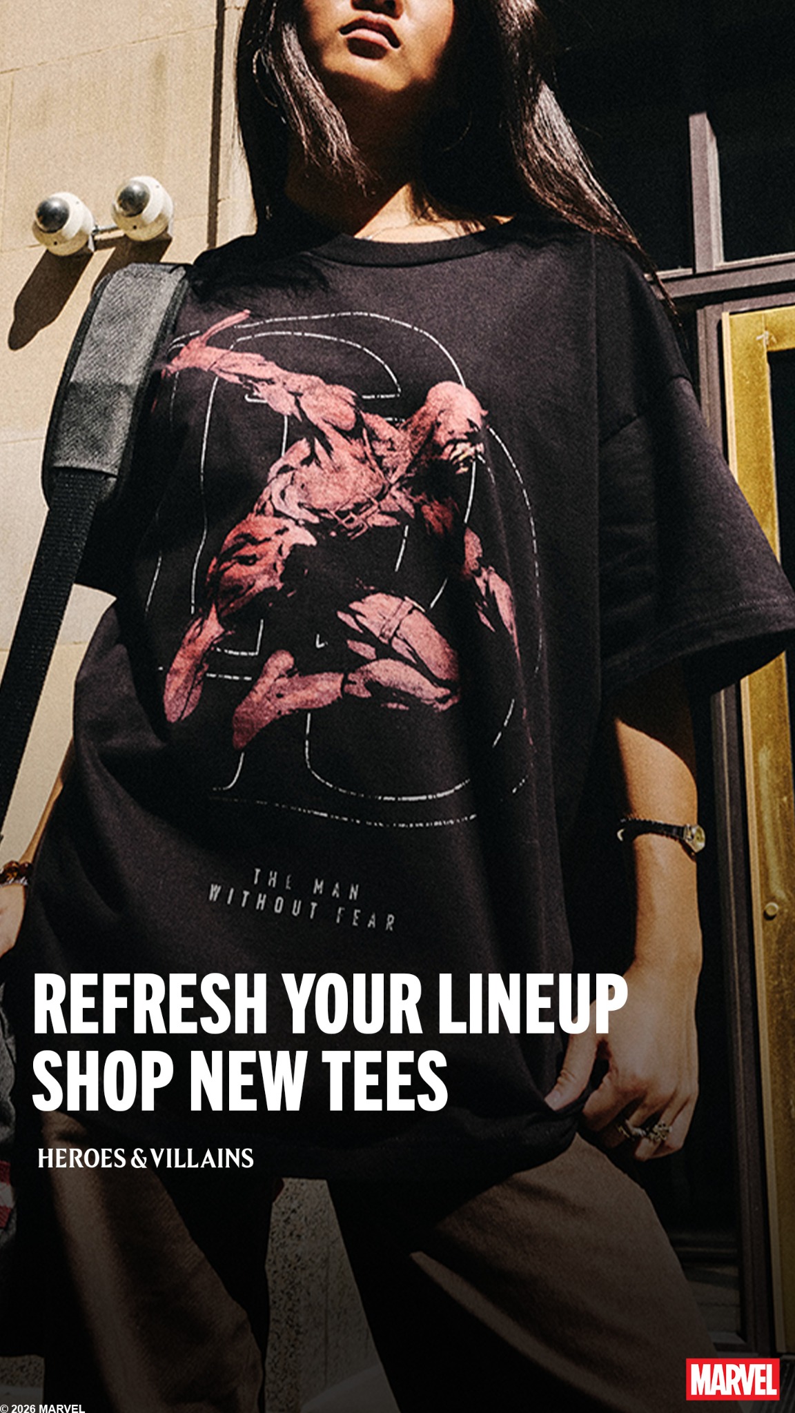 Heroes & Villains Facebook ad